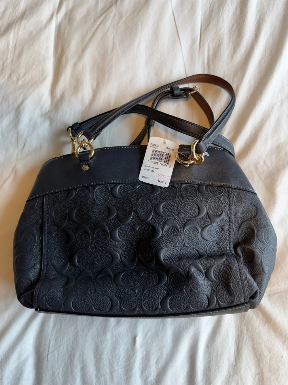 Coach Mini Brooke Carryall Black & Brown